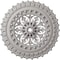 Ekena Millwork Sellek Ceiling Medallion (Canopies up to 1 1/8"), 18 1/2"OD x 7/8"ID x 1 1/2"P, Ultra Pure White CM18SKUWF - alternate 1